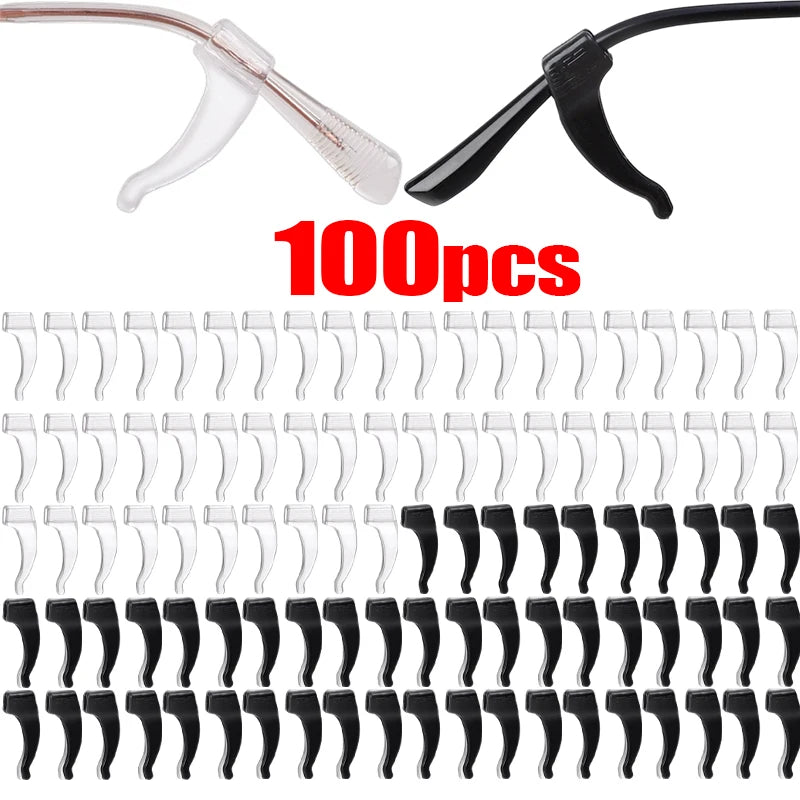 Silicone Anti-Slip Glasses Ear Hooks – Ergonomic Eyewear Grips