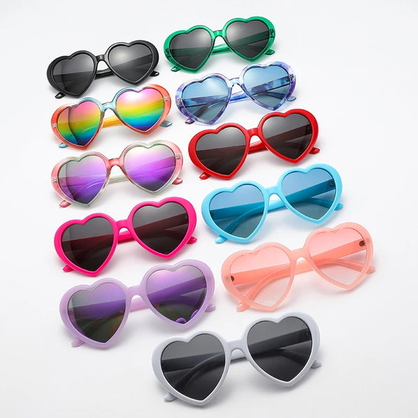 Polarized Heart-Shaped Sunglasses with UV Protection