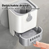 Wall-Mounted Toilet Brush Set with Holder