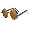 Classic Round Metal Frame Sunglasses with UV400 Protection