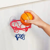 Mini Basketball Hoop Set with Suction Cup Mount for Kids