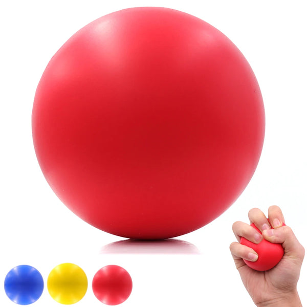 Foam Exercise & Massage Balls (2-Pack) for Grip Strength, Rehabilitation & Stress Relief