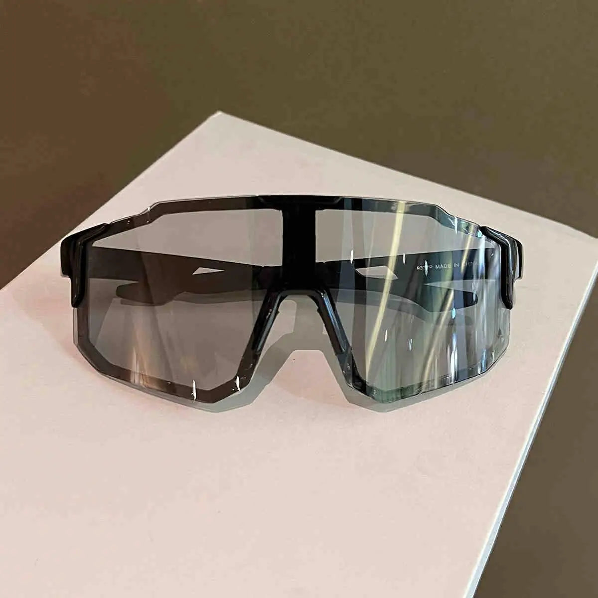 UV400 Cycling Sunglasses with Large Frame