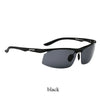 Rimless Polarized Sunglasses for Men | Lightweight Aluminum-Magnesium Frame with UV400 Protection