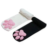 Pink cat paw pad thigh high socks for cosplay