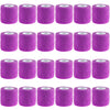 Roll of purple durable self-adhesive sports bandages