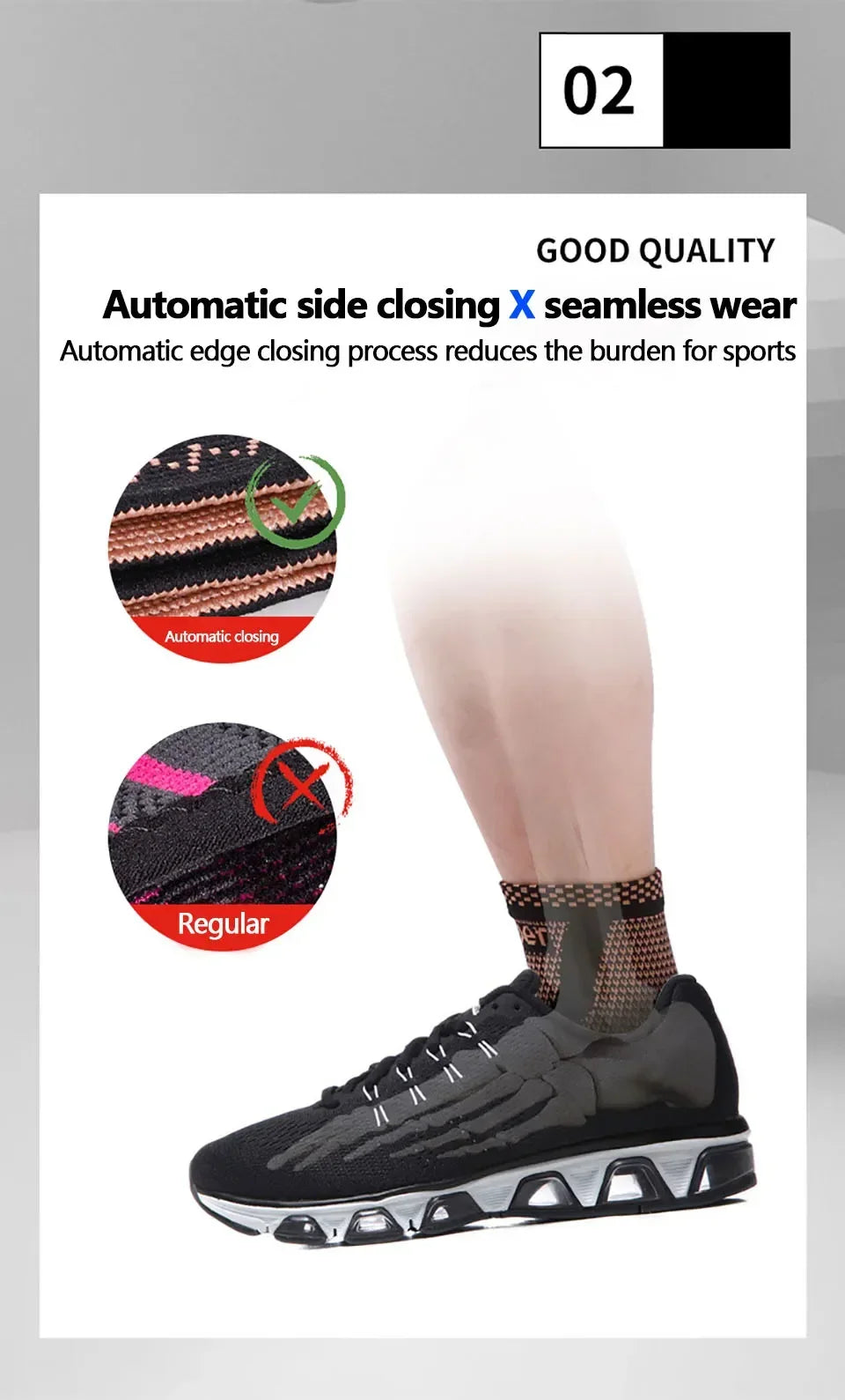 Copper-Infused Compression Ankle Support for Sports & Daily Wear