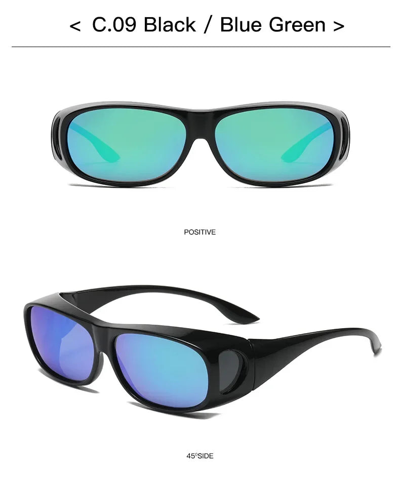 Polarized Fit-Over Sunglasses for Driving & Outdoor Sports