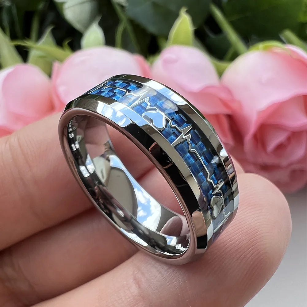 Fashion Tungsten Carbide Engagement Ring