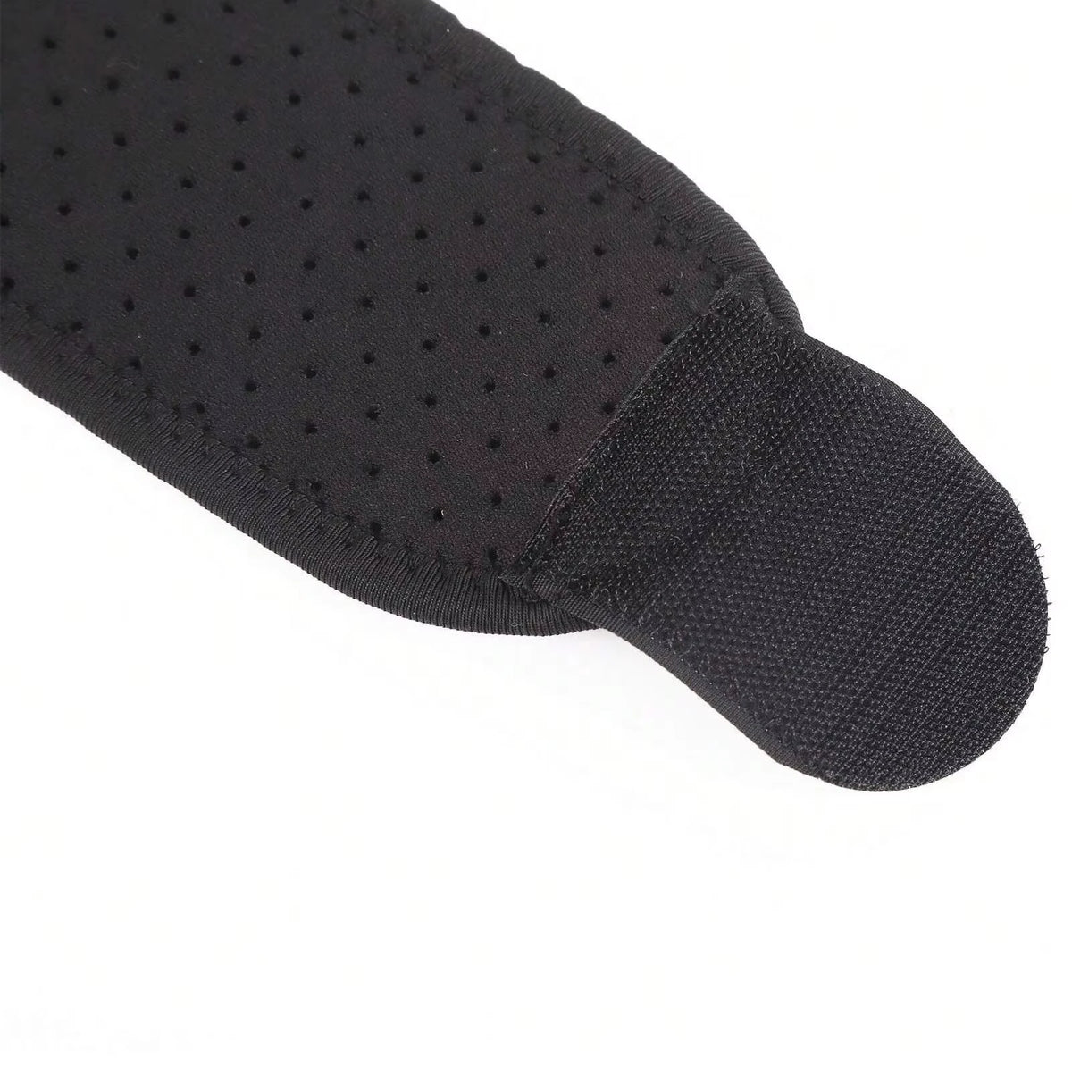 Black adjustable wrist support brace shown from the side.