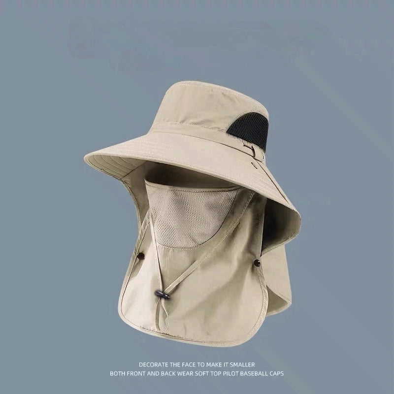 UV Protection Sun Hat with Neck Flap for Outdoor Adventures