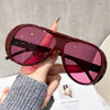 Vintage Oversized Pilot Sunglasses with UV400 Protection