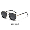 Classic Square-Frame Sunglasses with UV400 Protection