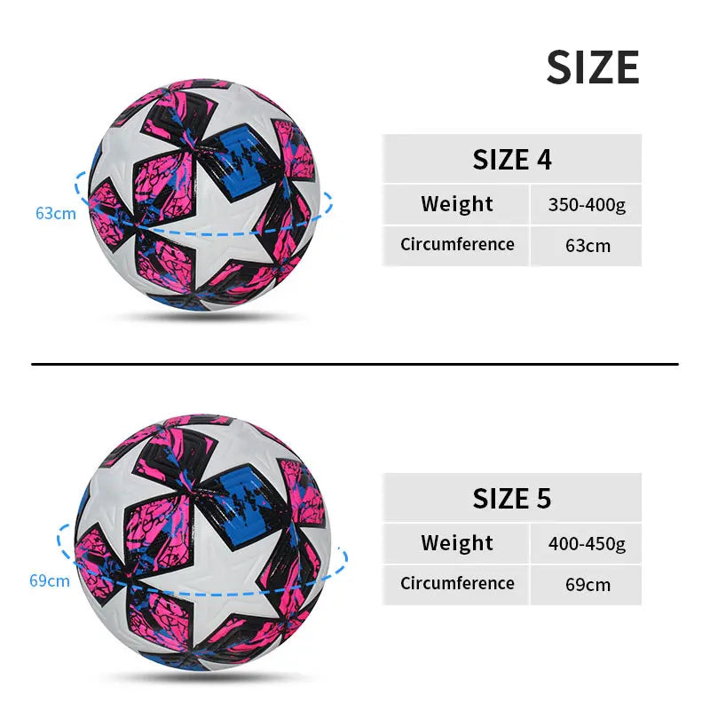 Premium Seamless PU Soccer Ball for Training & Match Play