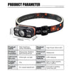 USB Rechargeable LED Headlamp with 6 Lighting Modes