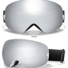 Outdoor Ski Goggles with Protective Case and Anti-Fog Lenses