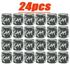 A set of 24 pieces of camouflage elastic wrap tape for joint support.