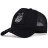 Embroidered Wolf Baseball Cap – Breathable, Adjustable, Unisex