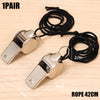 Professional Stainless Steel Whistle with Lanyard