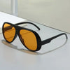 Vintage Oversized Pilot Sunglasses with UV400 Protection