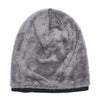 Fleece-Lined Knit Beanie Winter Hat