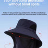 UV Protection Sun Hat with Neck Flap for Outdoor Adventures