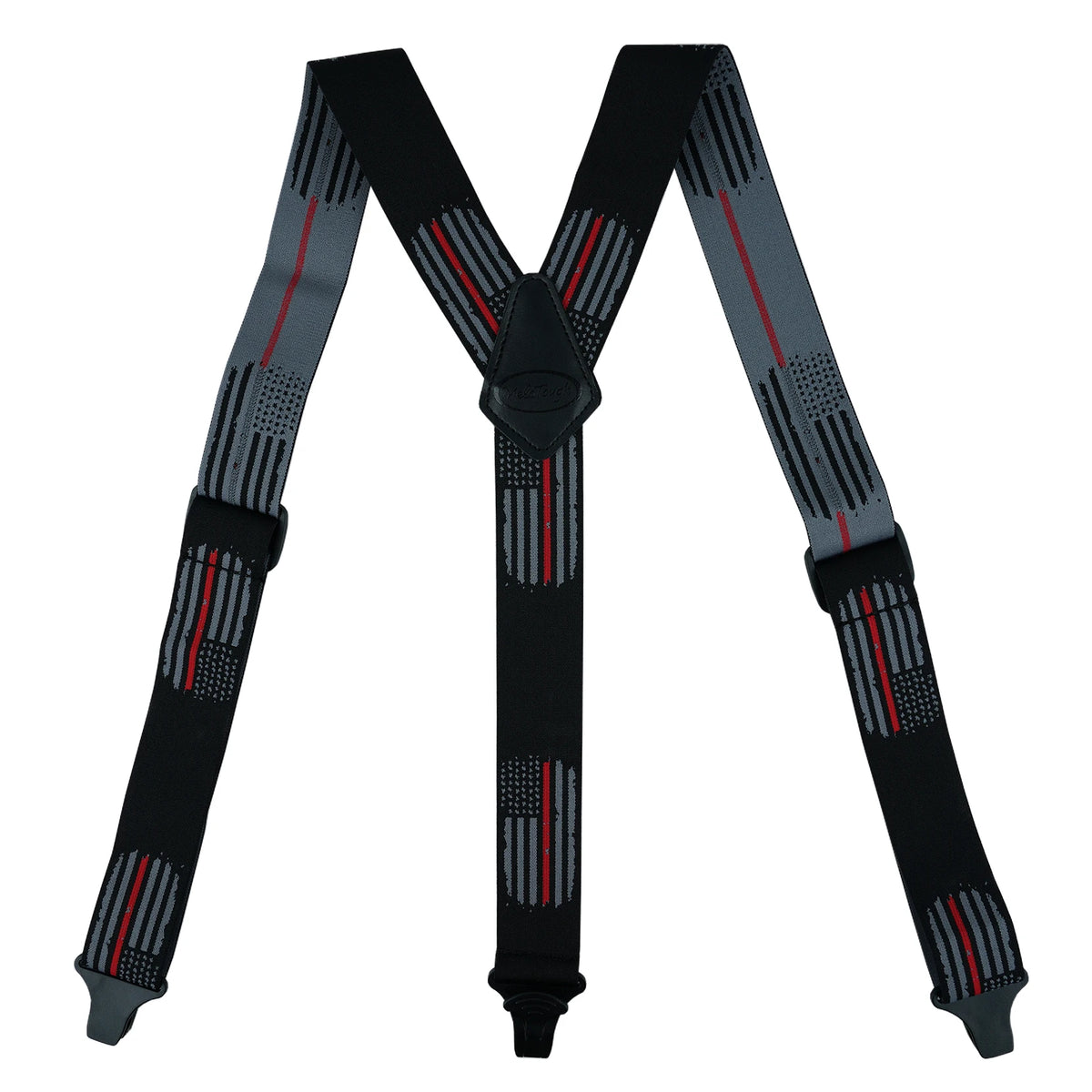 Airport-Friendly Y-Back Suspenders with Plastic Clips