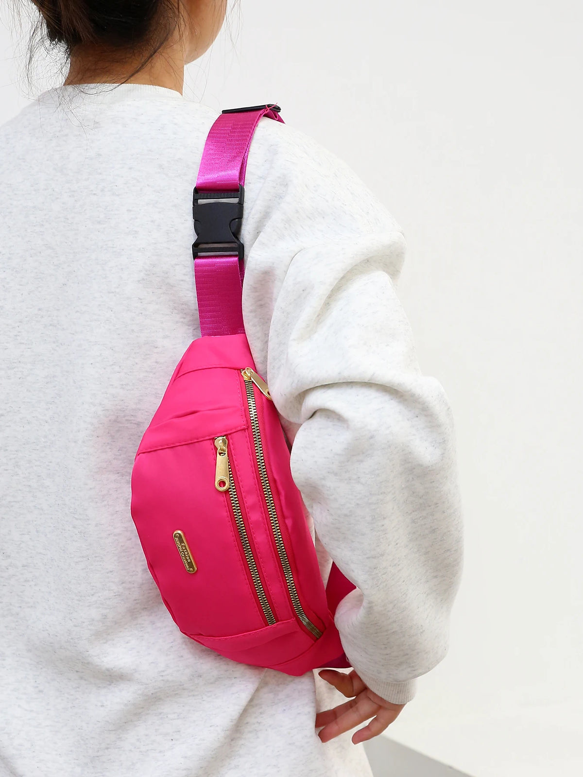 Waterproof Nylon Waist Pack with Adjustable Strap