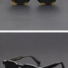 Retro Tortoiseshell Acetate Square Sunglasses