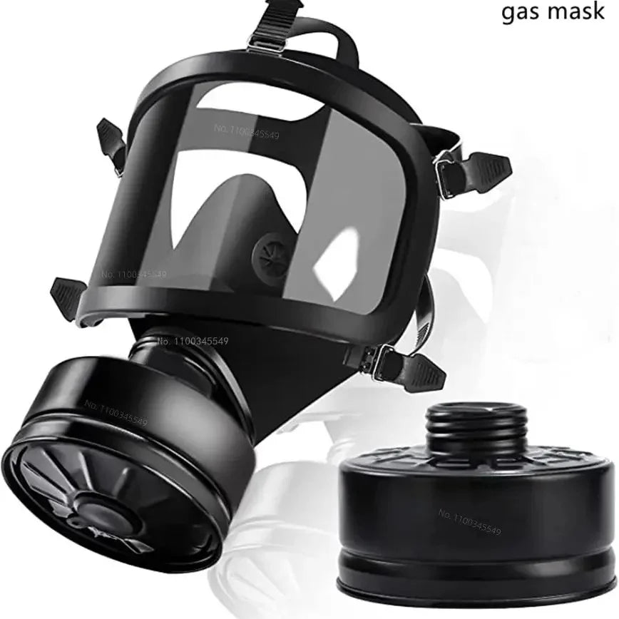 Full Face Gas Mask with Chemical Respirator Filter
