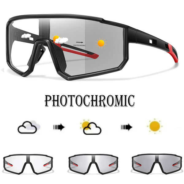 Photochromic Sports Sunglasses for Cycling and Outdoor Activities