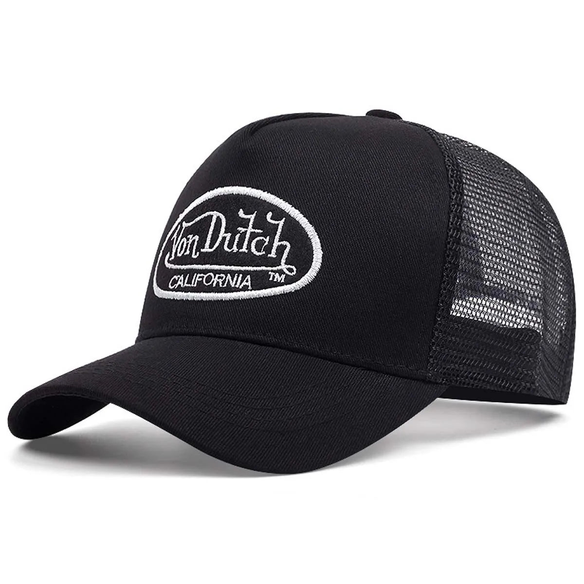 Embroidered Mesh Trucker Baseball Cap