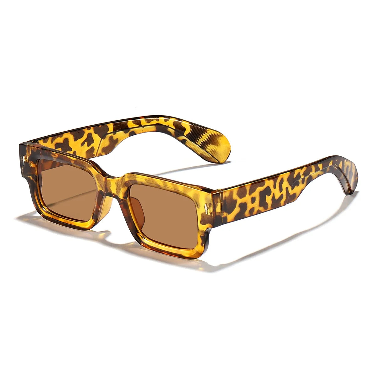Retro Square Sunglasses with UV400 Protection
