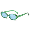 Retro Oval Sunglasses with UV400 Protection