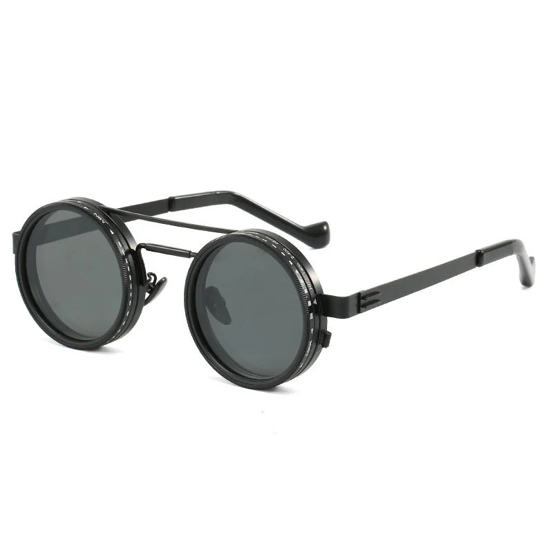 Vintage Round Polarized Sunglasses with UV400 Protection