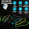 Two-Tone Non-Slip Squat Mat for Home Workouts