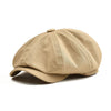 Men's Classic Newsboy Cap – Cotton 8-Panel Ivy Hat