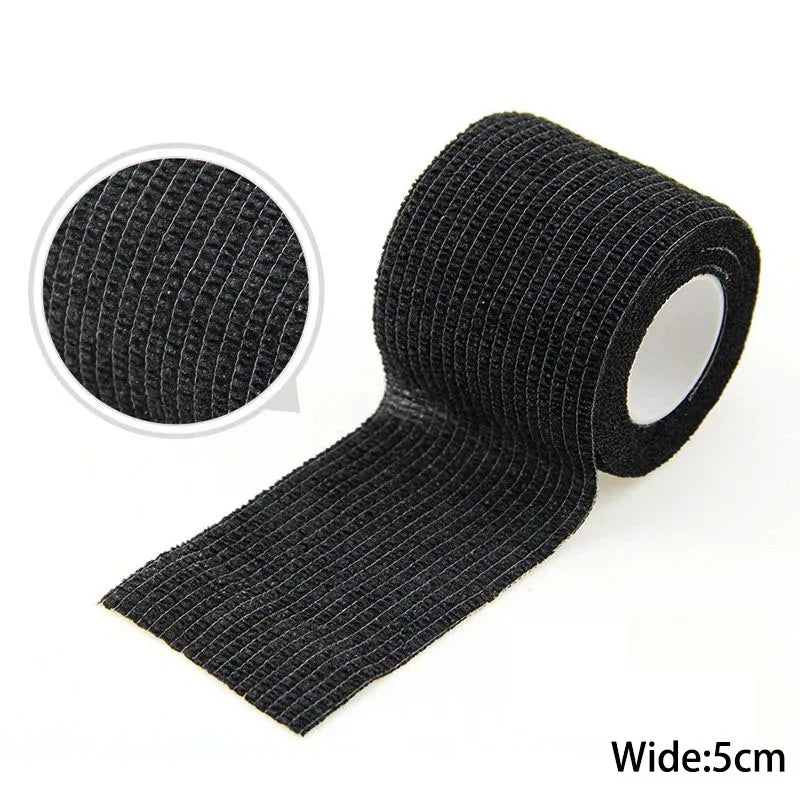 Vendas desechables anti-resbalantes para tatuajes con almohadilla circular y tira.