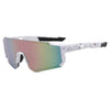 UV400 Cycling Sunglasses with Blue Mirror Lens