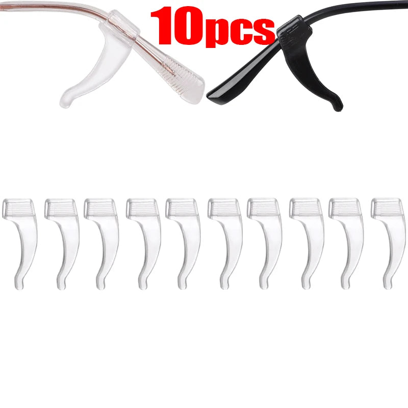 Silicone Anti-Slip Glasses Ear Hooks – Ergonomic Eyewear Grips