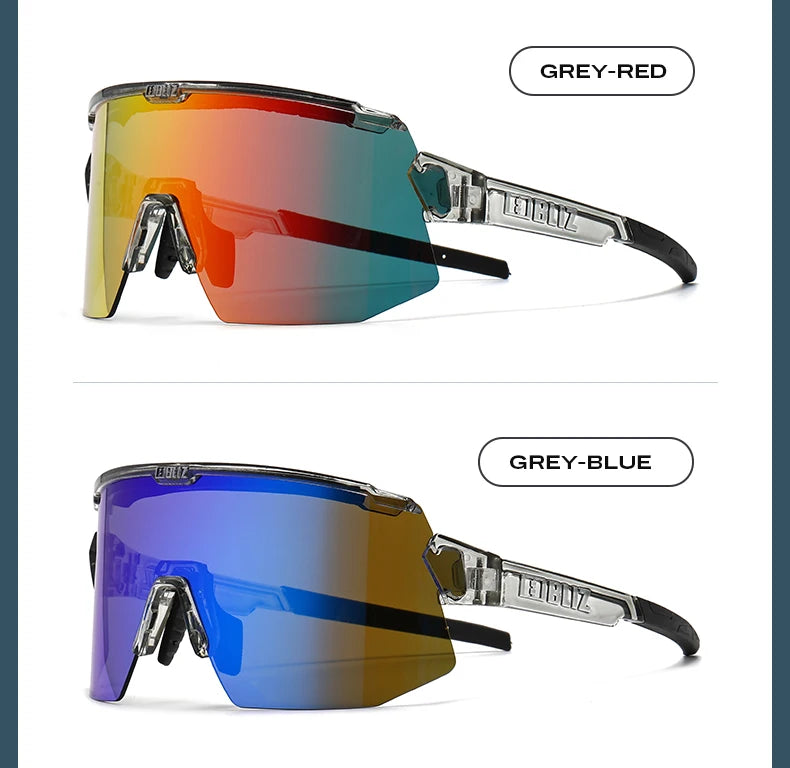 Breeze Cycling Sunglasses with 2 Interchangeable HD Lenses