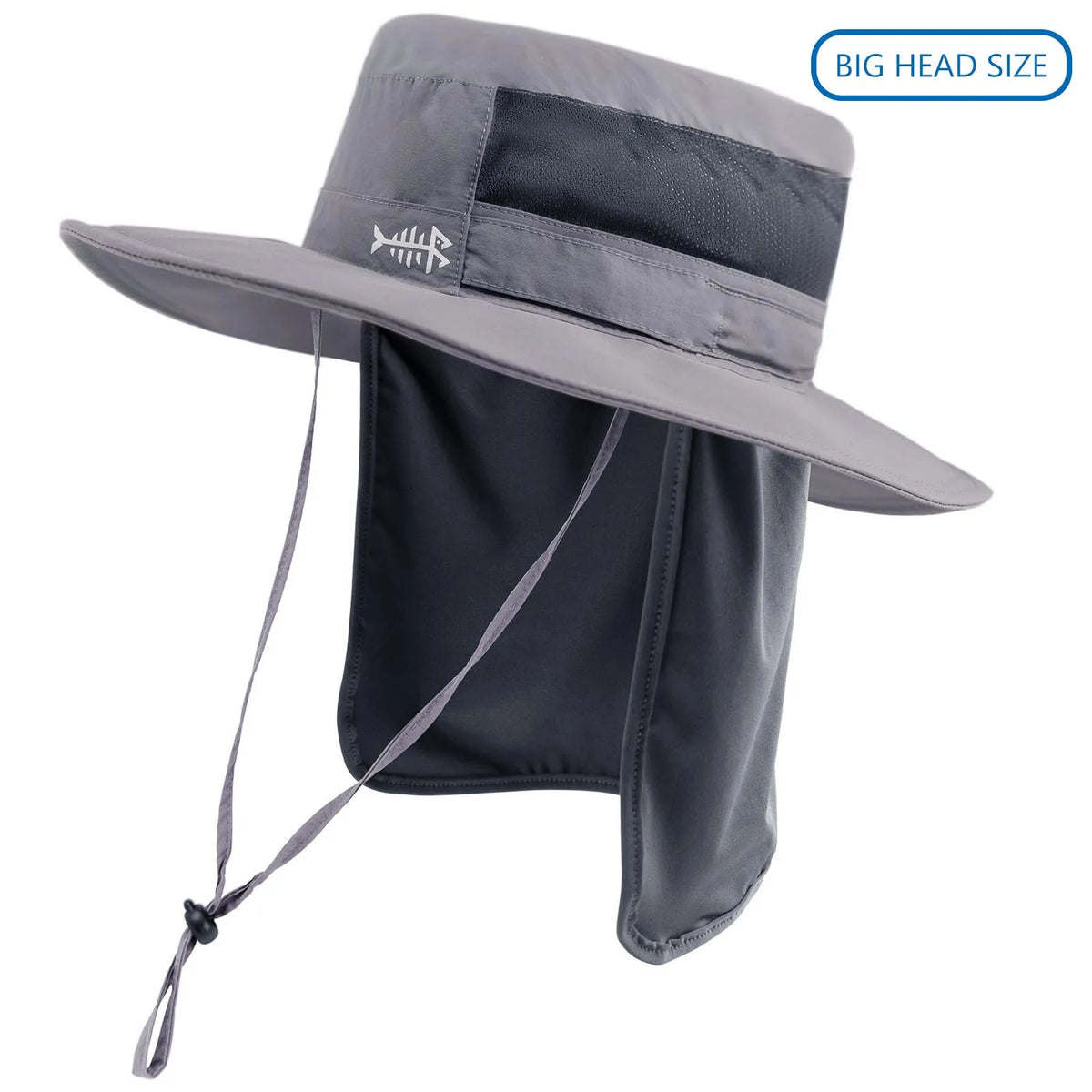UPF 50+ Sun Protection Bucket Hat with Detachable Neck Flap