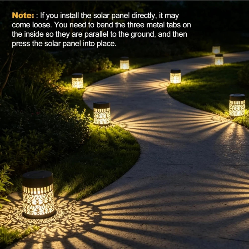 Solar Peony Mandala Projector Light for Outdoor Walls