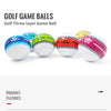 Premium Three-Layer Distance Golf Balls (6-Pack)