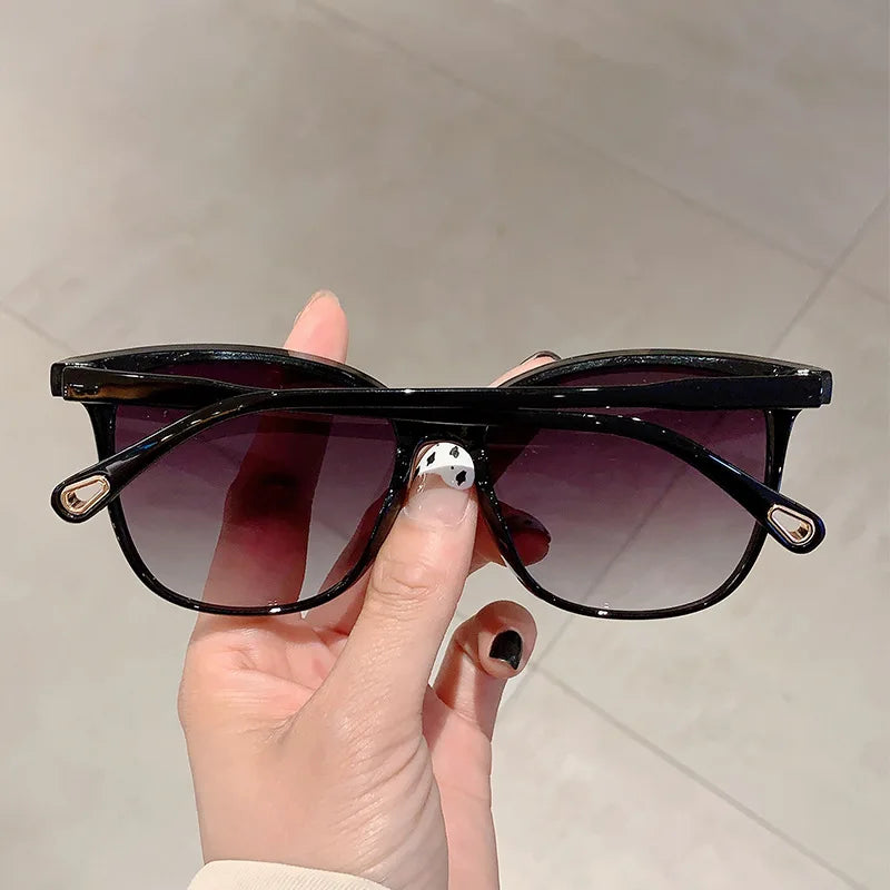 Retro Square Sunglasses with UV400 Protection