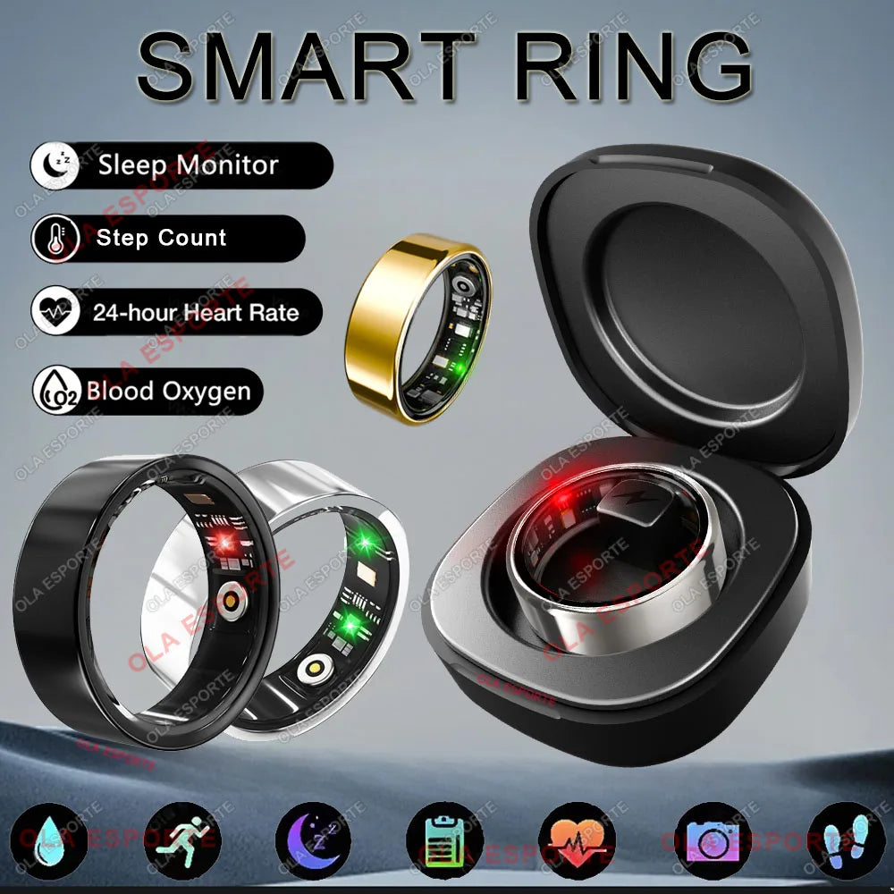 Smart Ring with Heart Rate, SpO2 & Sleep Tracking