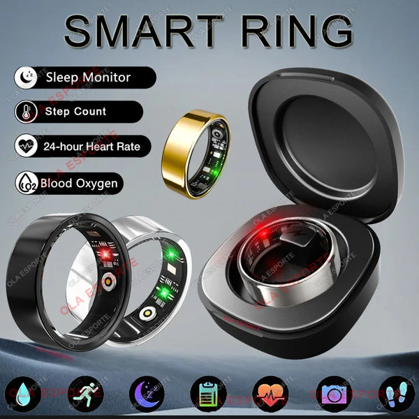 Smart Ring with Heart Rate, SpO2 & Sleep Tracking