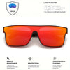 Classic Square Sunglasses with UV400 Protection