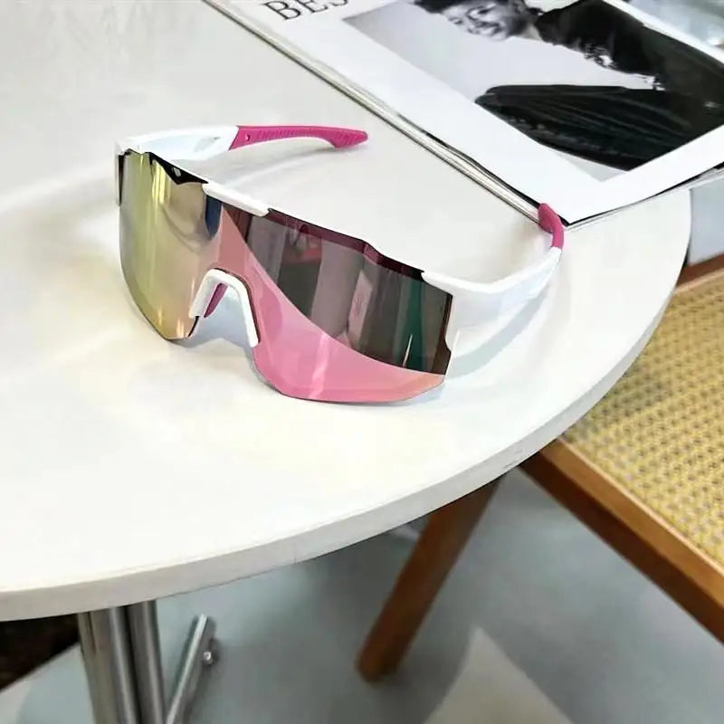 UV400 Cycling Sunglasses with Large Frame