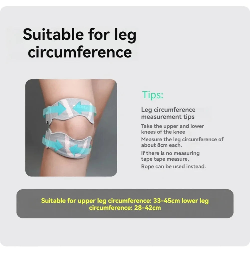 Adjustable Knee Support Strap with Dual Straps for Pain Relief
